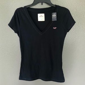 Hollister Navy V-Neck